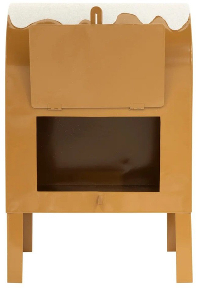 Kuti metalike dekorative Bread H34, 34cm, stil i vjetër, metal