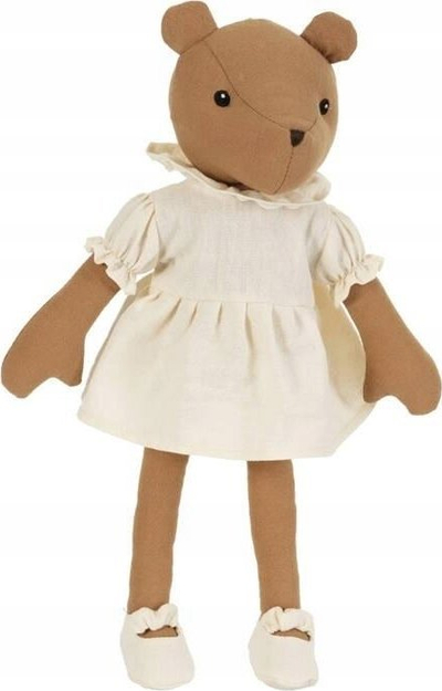 Lodër pelushi arushë Egmont Toys Juliette, e butë, me fustan, plot me ngjyra