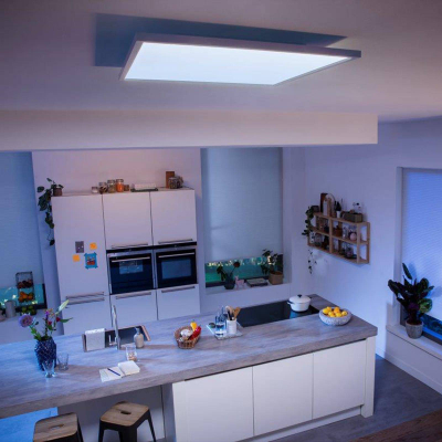 Panel ndriçimi Philips Hue Aurelle, 60x60cm, 39W LED, i bardhë