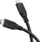 Kabllo USB C Goobay, USB 3.2, 100W Power Delivery, 0.5m, e zezë