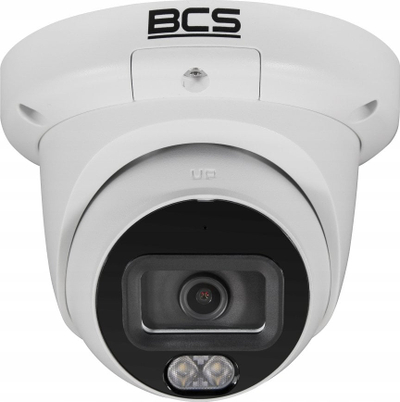 Kamerë IP dome BCS Line BCS-L-EIP26FCR3L3-Ai1, 6MP, lentë 2.8mm, e bardhë