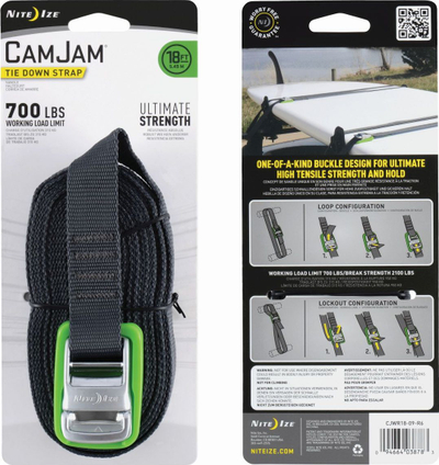 Rrip fiksimi Nite Ize CamJAm, 18ft, polipropilen, gri
