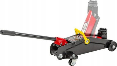 Fërçë hidraulike Low Profile Trolley, 2T, lartësi min 135 mm, e kuqe