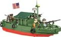 Set ndërtimi Cobi Bricks Vietnam War Patrol Boat River, 615 tulla, shkallë 1:35, shumëngjyrësh