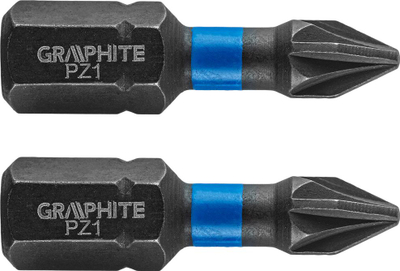 Vidë Graphite, PZ1 x 25 mm, 2 copë