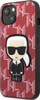 Mbështjellës telefoni Karl Lagerfeld KLHCP13SPMNIKPI, për iPhone 13 mini, hardcase, i kuq