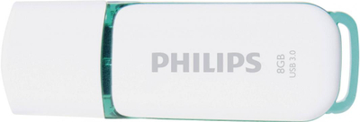 USB Philips Snow Edition FM08FD75B/00, 8GB, USB 3.0, e bardhë