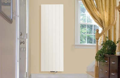 Radiator vertikal Stelrad Style VX11 1600x400, dekorativ, i bardhë