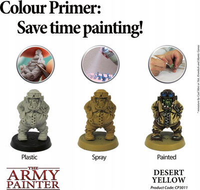 Sprej primer për miniatura The Army Painter Color Primer, 400ml, mat, i zi