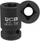 Kokë çelësi goditës JCB, 15 mm, 1/2", Cr Mo, e zezë