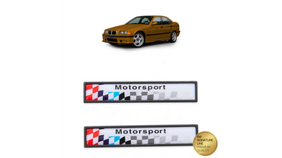 Stiker automobilistik Motorsport AM Signature, metal, shumëngjyrësh