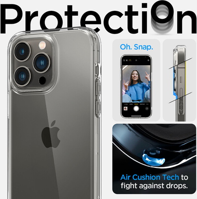 Mbrojtëse Spigen Ultra Hybrid për Apple iPhone 14 Pro Max, transparente