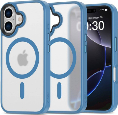 Mbrojtëse telefoni Tech-Protect Magmat MagSafe, për iPhone 16, Matte Ultramarine