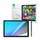 Tablet grafik Huion Kamvas Slate 10, 10.1", Android 12, gri
