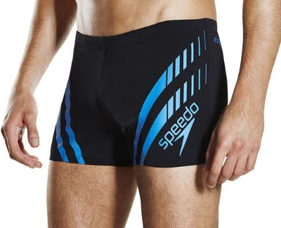 Rroba banjo Speedo Sport Panel, 36, të zeza/kaltra