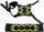 Rrip stërvitje futbolli AG922 Training Belt, i rregullueshëm, elastik, i zi