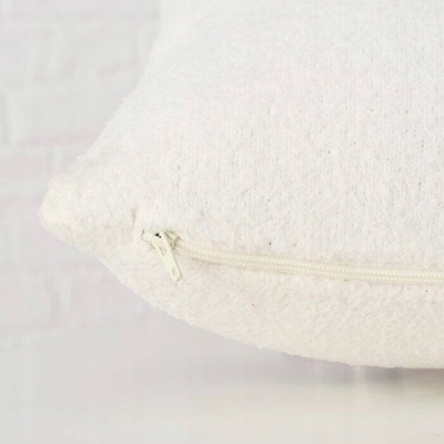 Jastëk dekorativ Boltze Home Criso, 45 x 45 cm, krem e kuqe