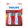 Philips Bateria LR20 Alkalin 2 / set