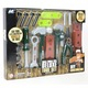 Set veglash lodër Nanu Toys Deluxe Tool Set B520-1, lodra ndërtimi, për kalamaj 3+ vjeç, shumëngjyrësh