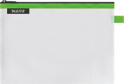 Çantë për organizim udhëtimi Leitz WOW, madhësia M, transparente, e gjelbër