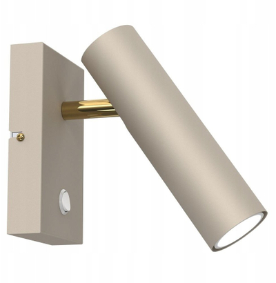 Lampë muri Luminex AXION 256, GU10 8W, bezhë ari