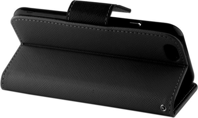 Futera magnetike për iPhone 15 Plus Smart Magnet Book, me mbajtëse, portofol, e zezë