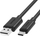 Kabllo Unitek (C14069BK), USB-A 2.0 - USB-C, 3m, e zezë