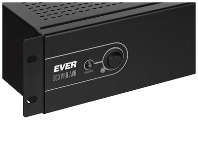 UPS EVER ECO Pro 700 AVR CDS, 700VA 420W, montim në rack, i zi