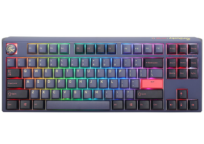 Tastierë lojrash Ducky One 3 Cosmic Blue TKL, MX-Brown, blu