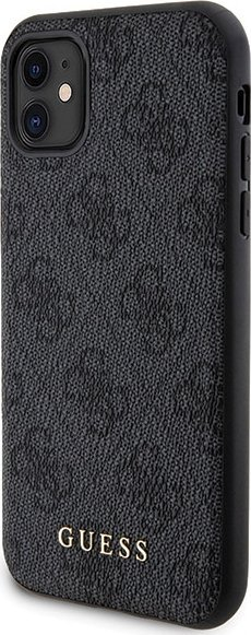 Заштитен сет Guess 4G Metal Logo за iPhone 11 6.1", надворешна батерија 5000mAh, црн