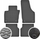 Tapete gome për makinë Audi Q3, 2011–2018, set 4 copë, të zeza