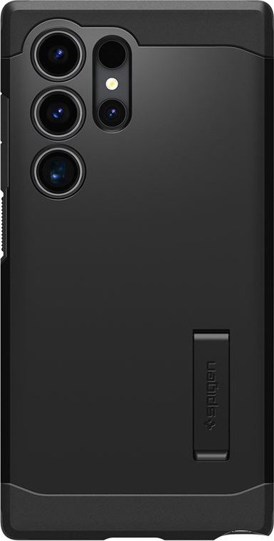 Mbështjellës telefoni Spigen Tough Armor, për Samsung Galaxy S24 Ultra, i zi