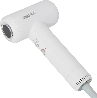 Tharëse flokësh 4Swiss F325 AirTravel+, 1200W, kompakte, e bardhë