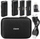 Mikrofon pa tela Ulanzi HM2301, dy transmetues, multi-device, i zi