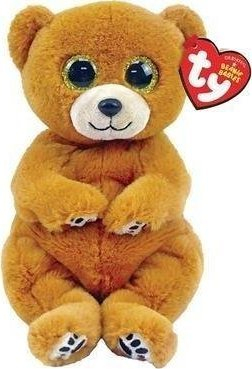 Lodër pelushi Ty Beanie Bellies Duncan Bear, 15cm, kafe