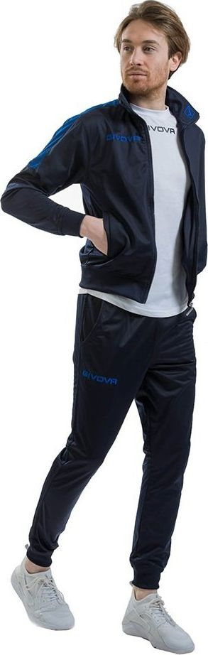 Trening Givova Tuta Revolution M TR033 0402, për burra, poliester, blu navy