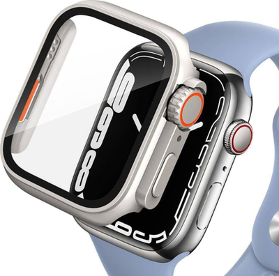 Mbrojtëse ore Tech-Protect Defense360, për Apple Watch 4 5 6 SE 44mm, titanium portokalli