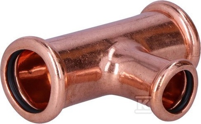 Tee reduktuese bakri KAN-therm, 22/15/22 mm