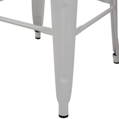 Stol bari metalik Melita 43×43×78 cm (HM8642.21)