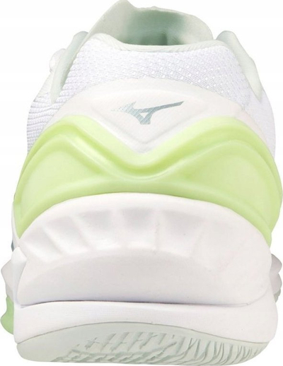 Atlete salle Mizuno Wave Stealth Neo, për goca, të bardha me jeshile