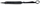 Rrip shpatulle për tripod Manfrotto, universal, i zi
