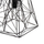 Llambadar tavani HM4066, metal, 39x34x130 cm, i zi