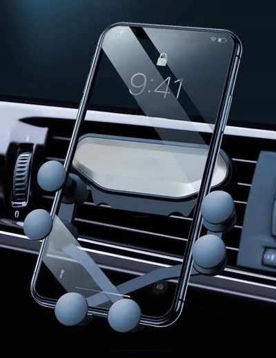 Mbajtës telefoni Sbs Gravity, karikim wireless i shpejtë, Qi Certified, i zi