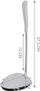Llambë tavoline RoGer Mini Desk Lamp, LED, qafë fleksibile, e bardhë