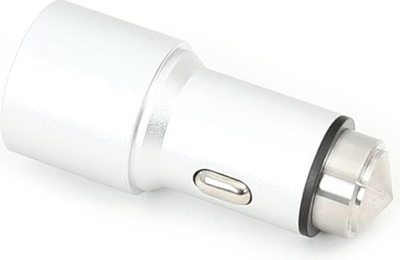 Karikues makine Omega, USB, 2.1A, metalik argjendtë