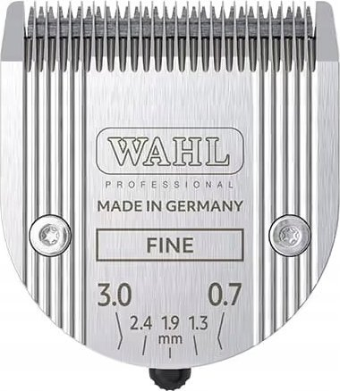 Set tehësh makinash flokësh Moser Wahl Magic edhe Fine, 0.4 mm, 0.7–3 mm, argjendt