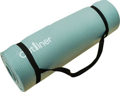 Tapet për ushtrime Outliner LS3257, NBR, 180x60x1.5 cm, gri