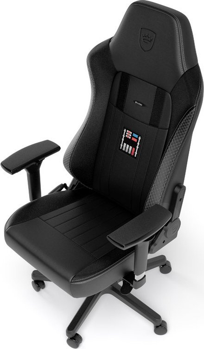 Karrige gaming noblechairs HERO Darth Vader Edition, ergonomike, lëkurë PU, e zezë