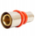 Përshtatës reduktues presimi Diamond, për tub PEX 25x16, bronz krom, argjendtë