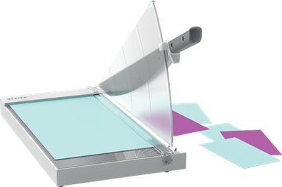 Gilotinë letre Leitz Office A3, kapacitet 15 fletë, çelik inox